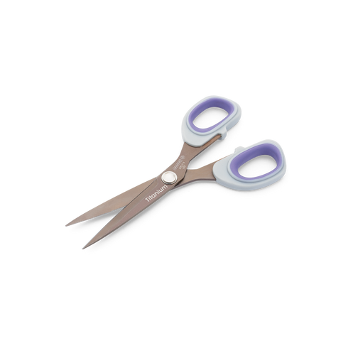 Mundial Hobby & Craft Scissors 570 Titan-Edge 7 inch Gray & Purple