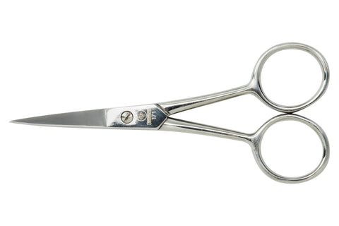 Mundial 171 Embroidery Scissors Curved Blade Classic Forged 4 inch Silver