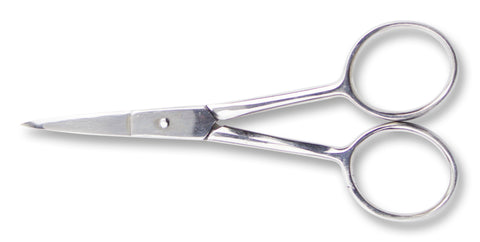 Mundial 171 Embroidery Scissors Curved Blade Classic Forged 4 inch Silver