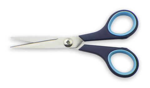 Mundial BP1864-1 Hobby & Craft Scissors Cushion Soft 5.5 inches Blue