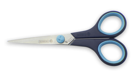 Mundial BP1864-1 Hobby & Craft Scissors Cushion Soft 5.5 inches Blue