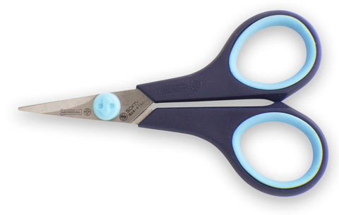 Mundial BP1868-1 Embroidery Scissors Cushion Soft 4.5 inches Blue