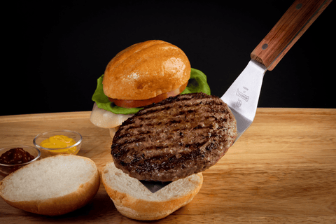 Mundial 4686M Hamburger Turner 4x3 inches Wood