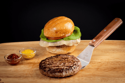 Mundial 4686M Hamburger Turner 4x3 inches Wood