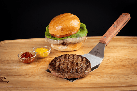 Mundial 4687M Steak Turner Spatula 5x4 inches Wood