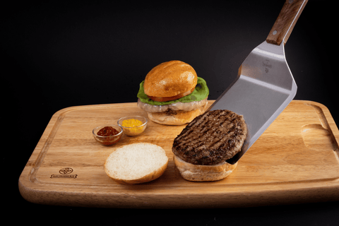 Mundial 4688M Meat Turner Spatula 6x5 inches Wood