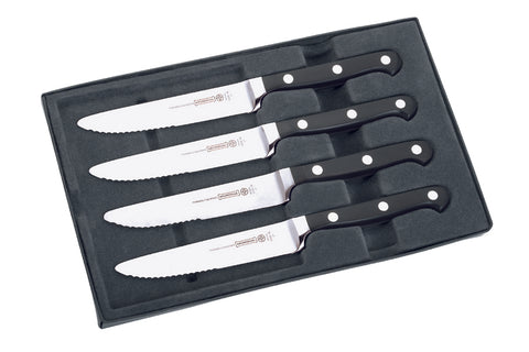 Mundial BP5130-5E Steak Serrated Knife 5100 Series 4-Piece Set Black