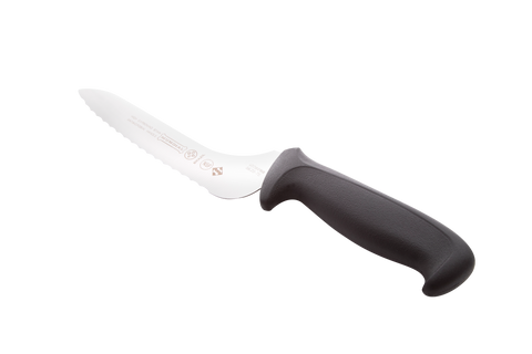Mundial 5620-7E Bread Knife Offset Serrated 5600 Series 7 inches Black