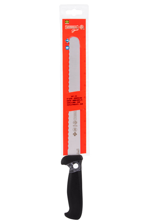 Mundial 5627-10E Slicing Knife Serrated 5600 Series 10 inches Black