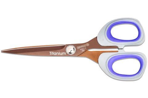 Mundial Hobby & Craft Scissors 570 Titan-Edge 7 inch Gray & Purple