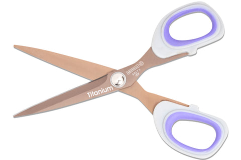 Mundial Hobby & Craft Scissors 570 Titan-Edge 7 inch Gray & Purple