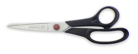Mundial BP662 Straight Trimming Shears Red Dot 7.5 inches Black