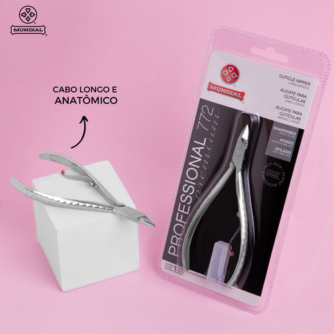Mundial 772-PR Cuticle Nipper Professional Long Handle