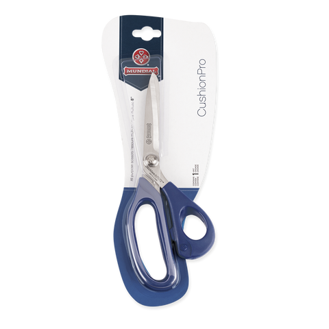 Mundial 960-8 Multi Use Shears Cushion Pro 8.5 inches Blue Soft Touch Handles