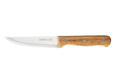 Mundial BBQ-011 Steak Knife Set With Wood Handle 5-inches 6 Piece