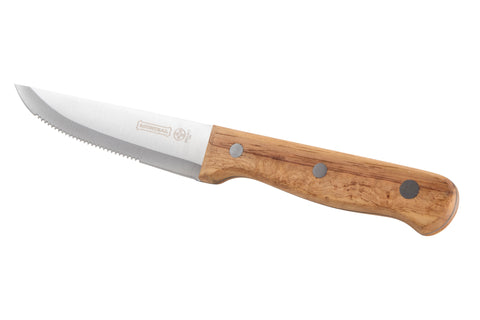 Mundial BBQ-011 Steak Knife Set With Wood Handle 5-inches 6 Piece