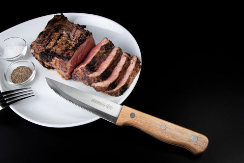 Mundial BBQ-011 Steak Knife Set With Wood Handle 5-inches 6 Piece
