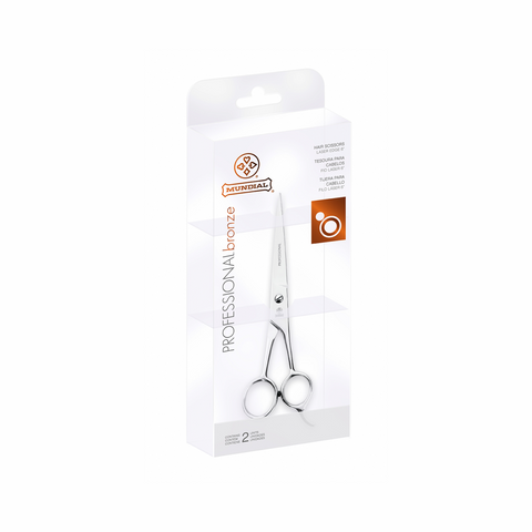 Mundial BC-343 Hair Scissors Razor Edge Professional 6 inches Silver
