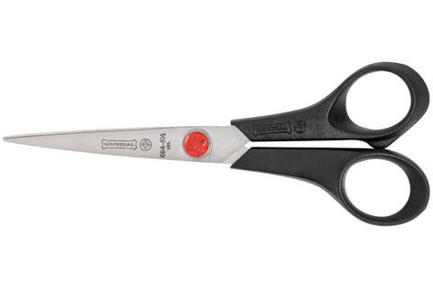 Mundial BP664 Hobby&Craft Scissors Red Dot 5.5 inches Black