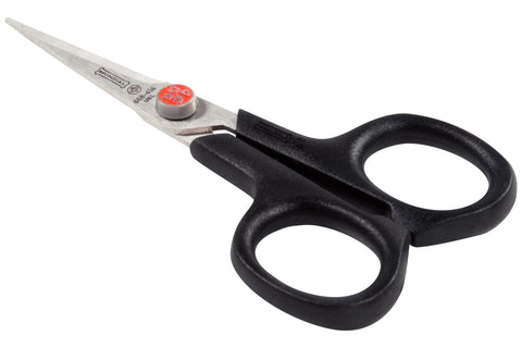 Mundial BP668 Embroidery Scissors Red Dot 4.25 inches Black