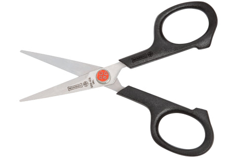 Mundial BP668 Embroidery Scissors Red Dot 4.25 inches Black