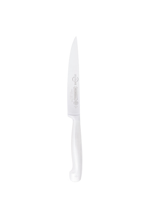 Mundial 4100-7 Knife Set With Wood Block Future Series 7-Piece Silver