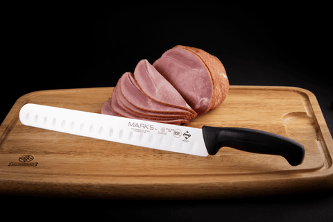 Mundial MA27-12GE Slicing Knife Granton Hollow Edge Marks Series 12 inches Black
