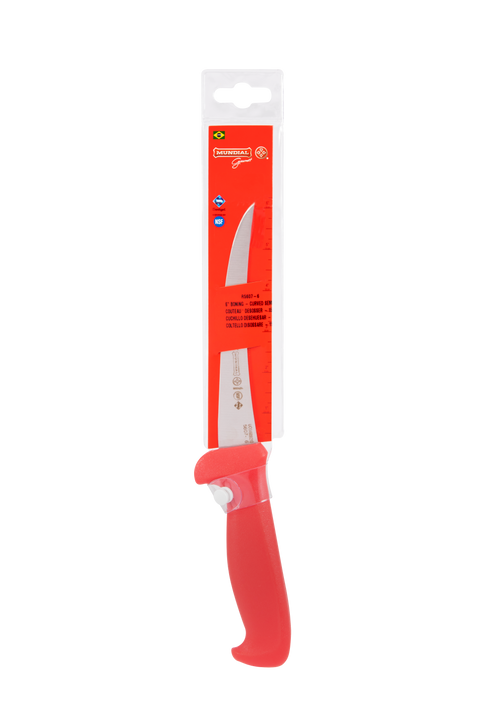 Mundial R5607-6 Boning Knife Curved Semi-Stiff 5600 Series 6 inches Red
