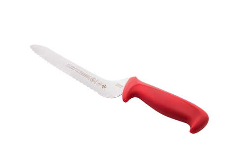 Mundial R5620-9E Bread Knife Offset Serrated 5600 Series 9 inches Red