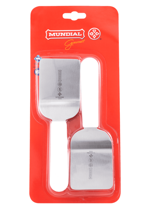 Mundial SCW5689 Mini Turner 5600 Series 2.5 inches White Set of 2