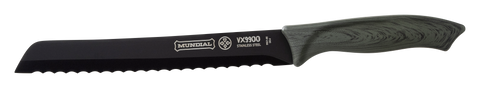 Mundial VX9900-5 Black Knife Set With Black Handle 5 Piece Plastic Blade Protectors