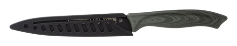 Mundial VX9900-5 Black Knife Set With Black Handle 5 Piece Plastic Blade Protectors