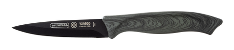 Mundial VX9900-5 Black Knife Set With Black Handle 5 Piece Plastic Blade Protectors