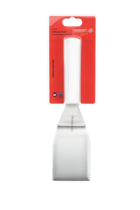 Mundial W5686 Hamburger Turner 5600 Series 4x3 inches White