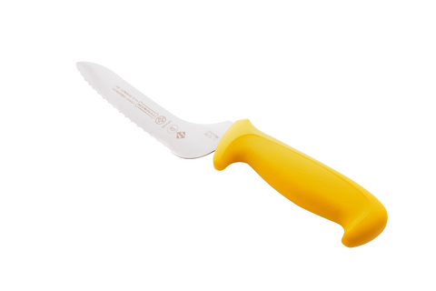 Mundial Y5620-7E Sandwich Offset Serrated Knife 5600 Series 7 inches Yellow