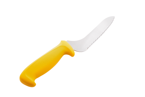 Mundial Y5620-7E Sandwich Offset Serrated Knife 5600 Series 7 inches Yellow