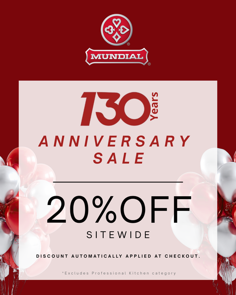 Mundial Anniversary Sale 130 Years