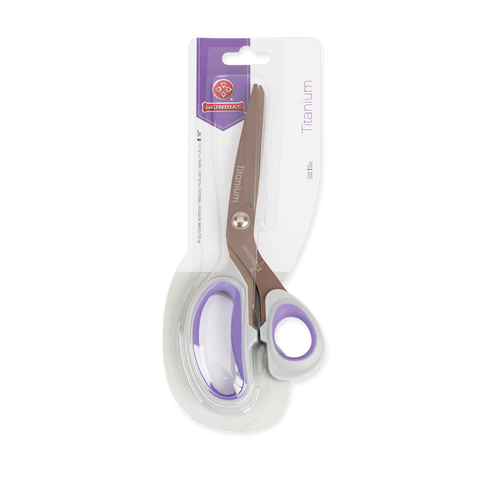 Mundial 560 Multipurpose Bent Shears Titan-Edge 8.5 inch Gray & Purple