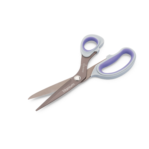 Mundial 560 Multipurpose Bent Shears Titan-Edge 8.5 inch Gray & Purple