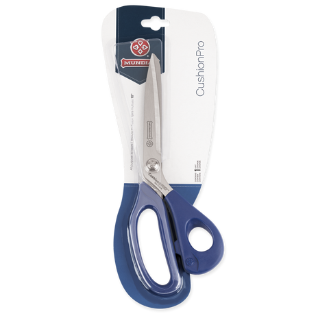 Mundial 990-10 Multi Use Shears Cushion Pro 10 inches Blue Soft Touch Handles