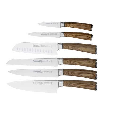 Mundial Amazonia Forged Knife Block — Cook with Purpose, Preserve the Amazon
