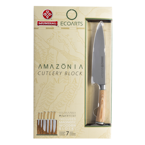 Mundial Amazonia Forged Knife Block — Cook with Purpose, Preserve the Amazon