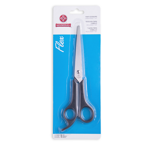 Mundial 163-7 Flex Hair Scissors Red Dot 7 inches Black