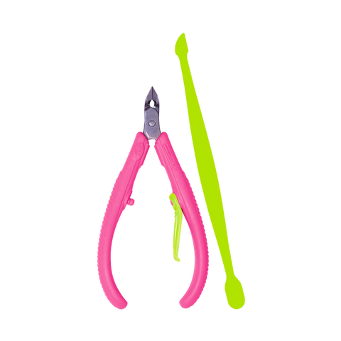 Mundial 168-FL Nail Care Kit Flex 2 Pieces Pink