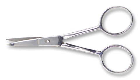 Mundial 171 Embroidery Scissors Curved Blade Classic Forged 4 inch Silver