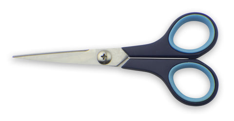 Mundial BP1864-1 Hobby & Craft Scissors Cushion Soft 5.5 inches Blue