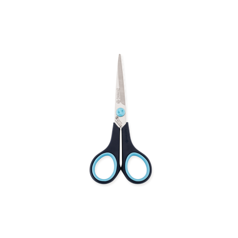 Mundial BP1864-1 Hobby & Craft Scissors Cushion Soft 5.5 inches Blue