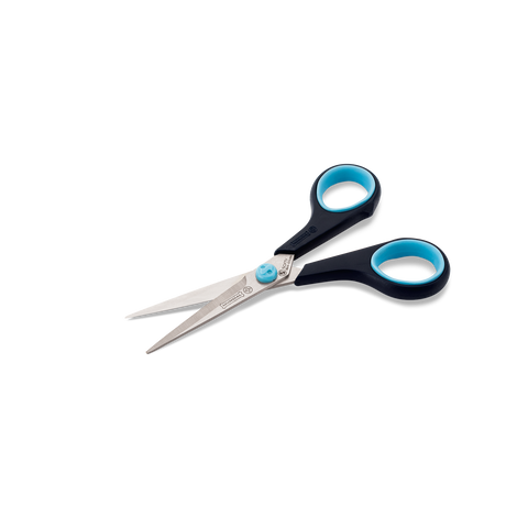 Mundial BP1864-1 Hobby & Craft Scissors Cushion Soft 5.5 inches Blue