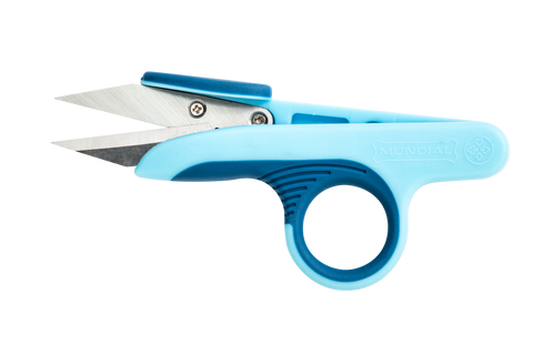 Mundial 1901-4  Thread Clip Scissors Super Edge 4.5 inches Blue