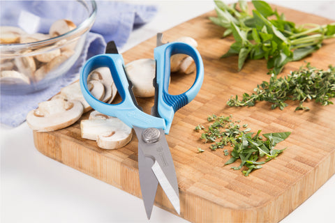 Mundial 1966-9 Take-A-Part Kitchen Shears Super Edge 9 inches Blue